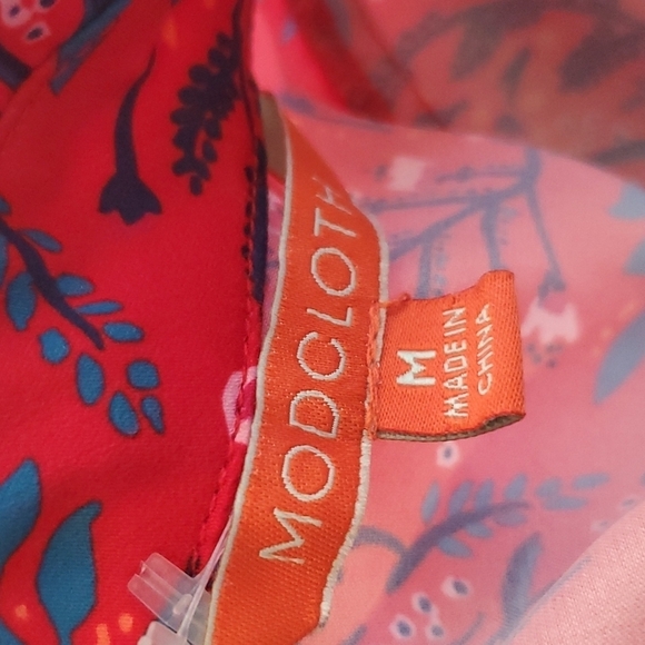 Modcloth Oriental Inspired Top SZ MD - Picture 5 of 9